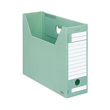 (まとめ) コクヨ ファイルボックス-FS(Dタイプ) A4ヨコ 背幅102mm 緑 A4-LFD-G 1セット(5冊)  【×10セット】