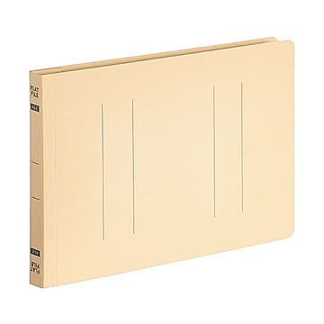 (まとめ) TANOSEEフラットファイルE(エコノミー) A5ヨコ 150枚収容 背幅18mm イエロー 1パック(10冊)  【×30セット】