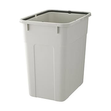 TANOSEE 角ペール 90L 本体グレー 1台 フタ別売