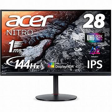 液晶モニター ディスプレイ Acer エイサー XV282KKVbmiipruzx ゲーミングディスプレイ 28インチ