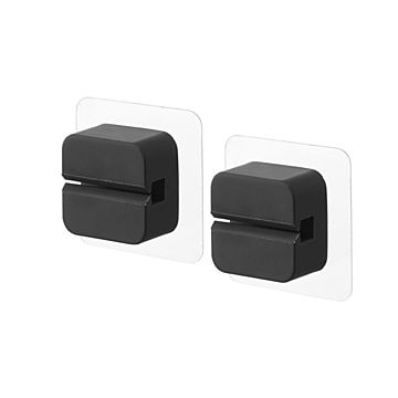 tower タワー (山崎実業) フィルムフックキッチンマルチフック 2個組 Self-Adhesive Multi-Use Kitchen Hooks - Set of 2 壁収納 浮かせて収納