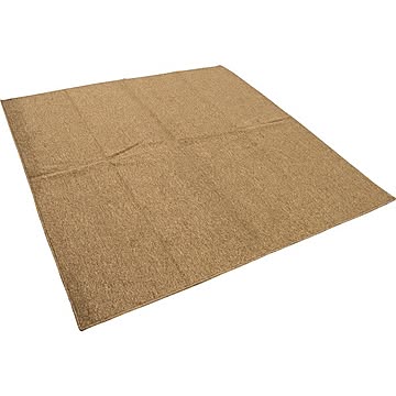 九装 フリーカット ループカーペット プレーンブラウン 176×261cm 江戸間3畳対応