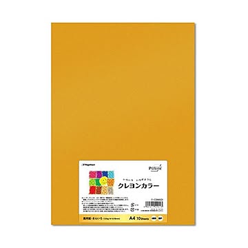まとめ 長門屋商店 いろいろ色画用紙クレヨンカラー A4 きんいろ ナ-CRM001 1パック10枚  ×30セット