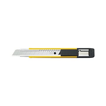 （まとめ） オルファ カッター万能M厚型 203BSY イエロー 1本入 【×10セット】