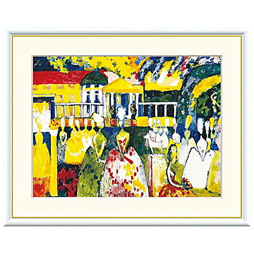 額絵 クリノリン・スカート ワシリー・カンディンスキー 61x49.5cm 三幸