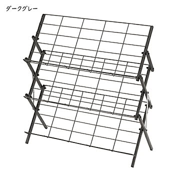 ラック 完成品 折りたたみ式 フォールディング シューズラック MIP-68 幅70x奥行27x高さ70cm 東谷