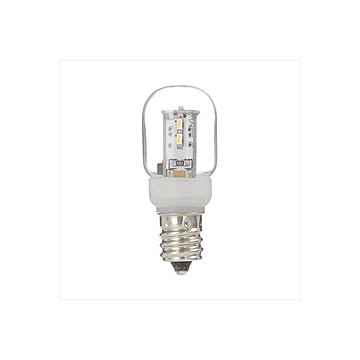 YAZAWA LDT1LG20E12 ナツメ形LEDランプ 電球色 E12 クリア 10セット