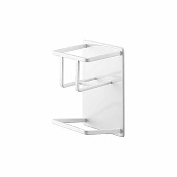 tower タワー (山崎実業) マグネットスポンジ＆ボトルホルダー Magnetic Sponge And Dispenser Holder スポンジラック ボトルラック 磁石式