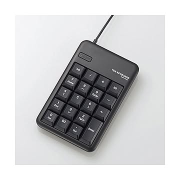 まとめエレコム テンキーパッド Mサイズメンブレン ブラック TK-TCM011BK 1個×3セット