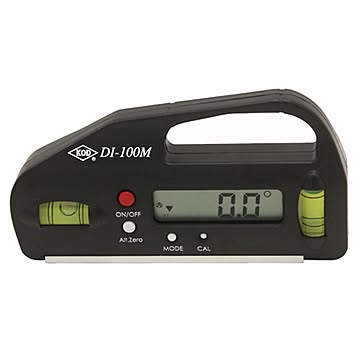 KOD デジタル水平器/測定工具 【mm】 マグネット/V溝/自己校正機能付き DI-100M 〔業務用/DIY用品/日曜大工〕