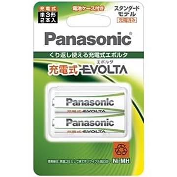 パナソニック（家電） 充電式エボルタ 単3形 2本パック（スタンダードモデル） BK-3MLE/2BC