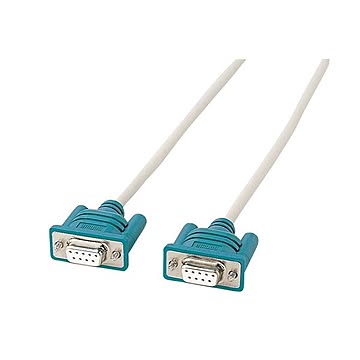 （まとめ）サンワサプライ RS-232Cケーブル（インタリンク・クロス・2m） KR-LK2【×3セット】