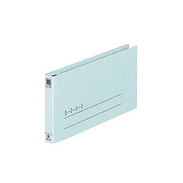 （まとめ）コクヨ 伝票用フラットファイル伝票サイズ 2穴 150枚収容 背幅18mm 青 フ-41 1セット（20冊）【×2セット】