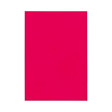 (まとめ) TANOSEE 色画用紙 四つ切 あか 1パック（10枚）  【×30セット】