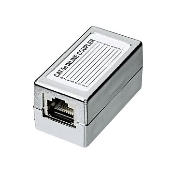 （まとめ）サンワサプライ STP用中継アダプタ（エンハンスドカテゴリ5） ADT-EX-STPN×3セット