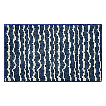 マット Tomoko Murata Ripple Blue 国産 45x75cm クリーンテックス
