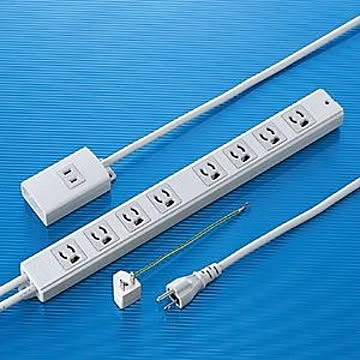 サンワサプライ 抜け止めタップ（手元集中スイッチ付き） TAP-MG3812N