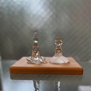 HARIO Lampwork Factory (ハリオランプワークファクトリー）ガラスのおひなさま　お雛様　雛飾り
