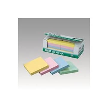 （まとめ） 住友スリーエム ポストイット(R) エコノパック(TM)製品シリーズ 10個入り 横75×縦75mm 6541-K 混色 10個入 【×3セット】