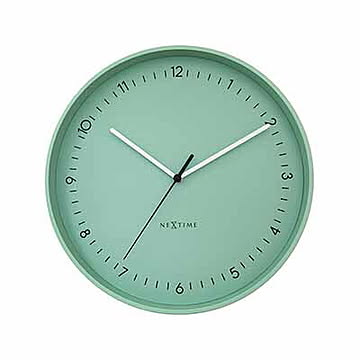 NEXTIME ネクスタイム Berlin L ベルリン エル NXT-3543 ウォールクロック スイープムーブメント スイープセコンド 音がしない 壁掛け時計 シンプル モノトーン