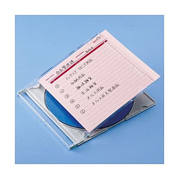 （まとめ）サンワサプライ 手書き用インデックスカード（ピンク） JP-IND6P【×10セット】