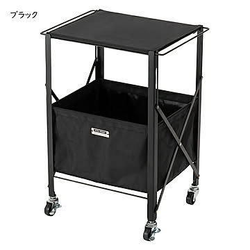 ラック 組立式 フォールディング テーブルワゴン MIP-71 幅39.5x奥行30x高さ55cm 東谷