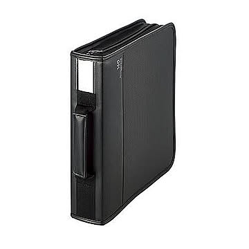 エレコム Blu-ray/DVD/CD対応 ファスナーケース CCD-SSB160BK 管理No. 4953103283121