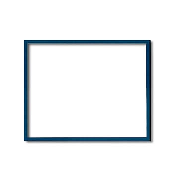 デッサン額縁/フレーム 【三三サイズ 606×455mm】 ブルー(青) 壁掛けひも付き 化粧箱入り 5767