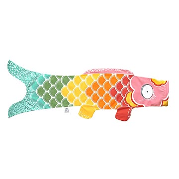  Madame MO（マダムモー）こいのぼり　Sサイズ70cm　K026　 Rainbow