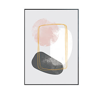 ART abstract アートポスター（フレーム付き） m13079