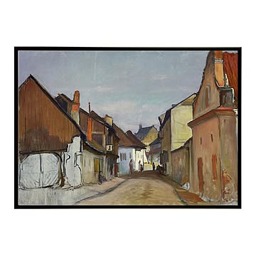 世界の古い絵画 レトロポスター デジタルリマスターLubelska Street in K【bn-poster-3771】