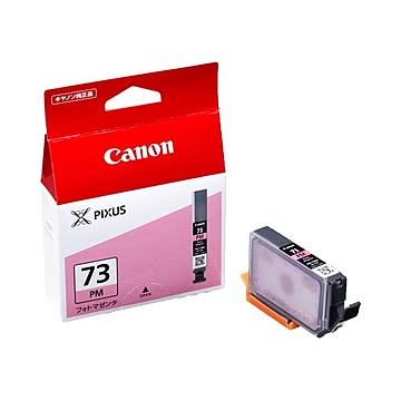 （まとめ） キャノン Canon インクタンク PGI-73PM フォトマゼンタ 6398B001 1個 ×5セット