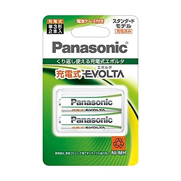 まとめ パナソニック ニッケル水素電池充電式EVOLTA スタンダードモデル 単3形 BK-3MLE/2BC 1パック2本 ×10セット