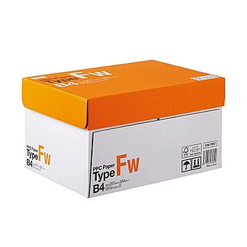（まとめ）TANOSEE PPC PaperType FW B4 1箱(2500枚:500枚×5冊) 【×2セット】