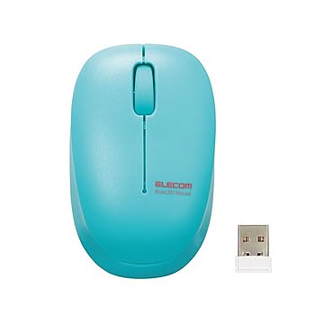 エレコム ワイヤレスマウス 無線 2.4GHz 抗菌 静音 BlueLED 子供用 小学生 Sサイズ グリーン オンライン学習 M-BL20DBSKGN