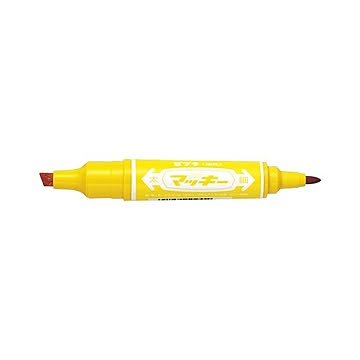 （まとめ） ゼブラ ハイマッキー イエロー 細字1.5〜2.0mm・太字6.0mm 【×30セット】