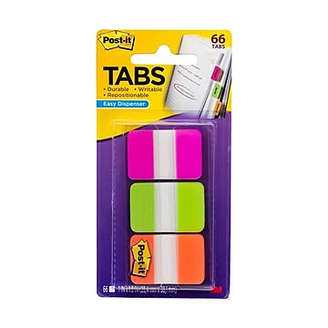 （まとめ） 3M ポスト・イット超丈夫なインデックス 25.4×38.1mm ピンク／ブライトグリーン／オレンジ 686-PGO1パック（3冊） 【×5セット】