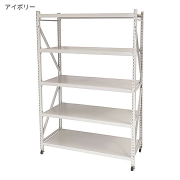 ラック 組立式 ラルド ボルトレスラック D60 DIS-685 幅129x奥行60x高さ188.5cm 東谷