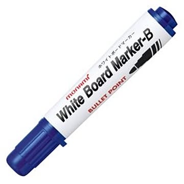 （まとめ） モナミ ホワイトボードマーカーB 丸芯 青 10502 1本 【×60セット】