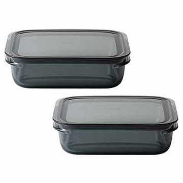 like-it ライクイット 調理ができる保存容器 (L) (2個組) FC-032 Storage Container 耐熱容器 キャニスター フードコンテナ ボウル 耐熱 耐冷 撥水 撥油