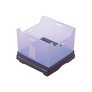 (業務用セット)ナカバヤシ 環境配慮型キャパティEベース W5タイプ クリア×ブラック REB-W5-D【×3セット】