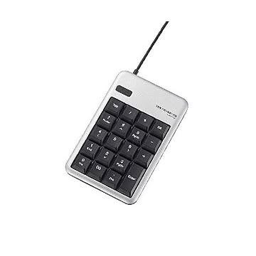 (まとめ)エレコム USBテンキーボード TK-TCM011SV×3セット