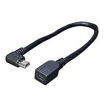 変換名人　USBmini L型ケーブル延長20(右L)　USBM-CA20RL 管理No. 4571284882331