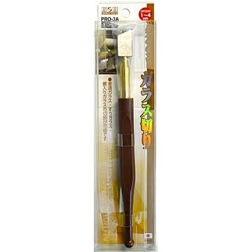 (業務用5個セット) H＆H ダイヤモンドガラス切り/ガラスカッター 【切断可能板厚：1〜4mm】 日本製 PRO-3A 3号 〔業務用/DIY用品〕【送料無料】