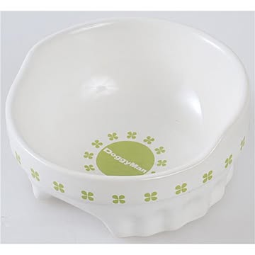 （まとめ）ドギーマン便利なクローバー陶製食器 S【×12セット】