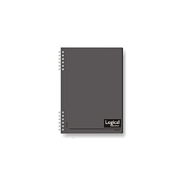 (業務用セット)ナカバヤシ スイング・ロジカルノート/Wリング A5 A罫 PP表紙 ブラック NW-A507-D×10セット