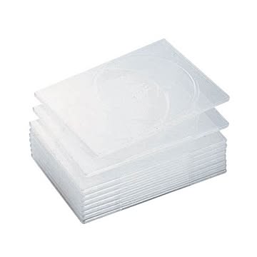 まとめエレコム スリムDVDトールケース2枚収納 クリア CCD-DVDS06CR 1個×5セット
