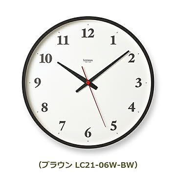 Plywood Clock　プライウッド クロック　LC21-06W メトロポリタンギャラリー Lemnos