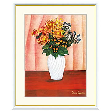 額絵 花 アンリ・ルソー 61x49.5cm 三幸