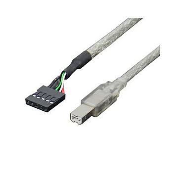 変換名人 ケーブル USB M/B(4P)→B(オス) USBMB-B/CA40